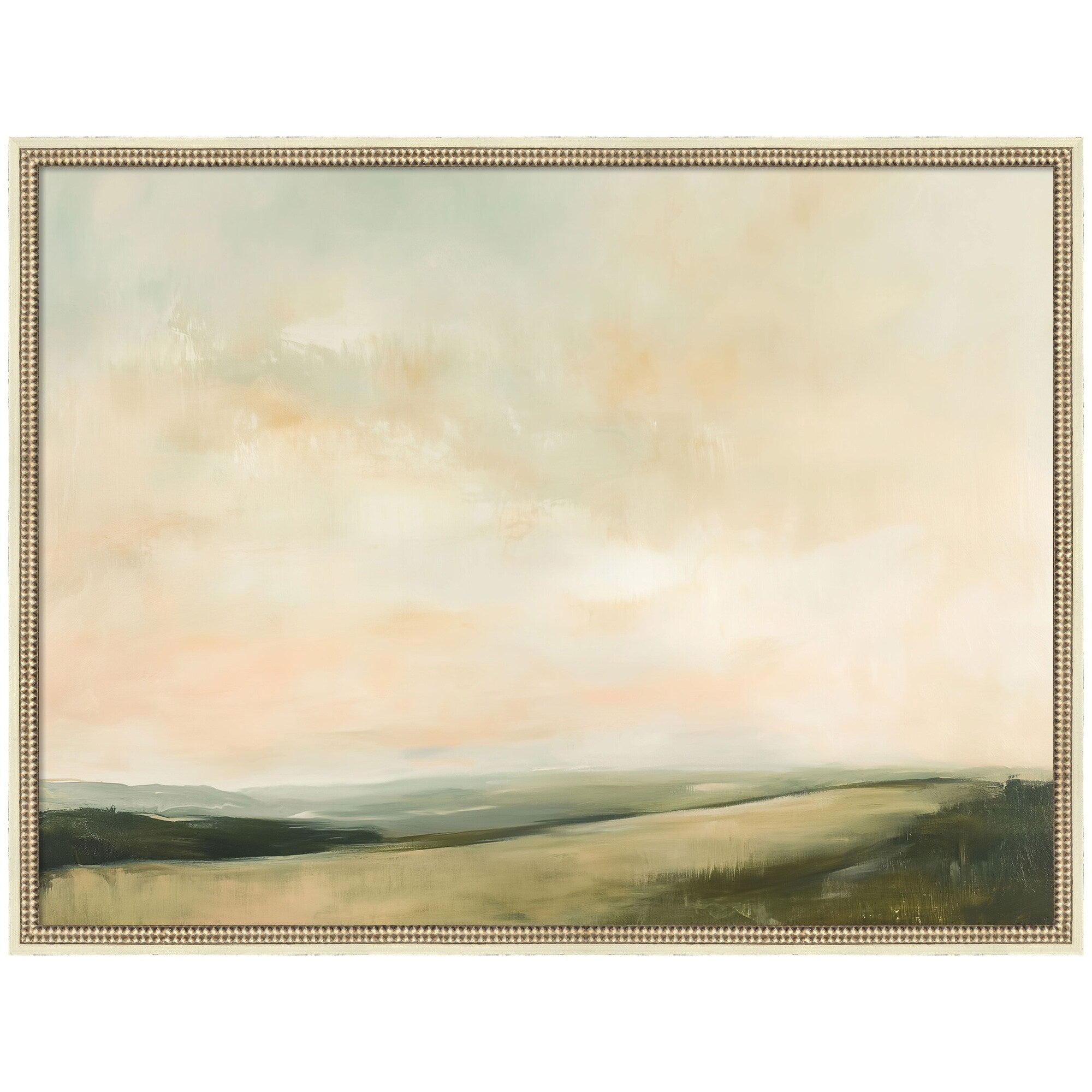 Kate And Laurel Evening Meadow Ii By Amy Lighthall Framed Mounted Canvas Wall Art Print