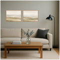 Kate And Laurel Fading Fields Iii Iv 2 Piece Framed Canvas Wall Art Set By Amy Lighthall