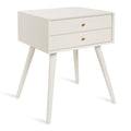 Kate And Laurel Finco Nightstand Side Table With 2 Drawers