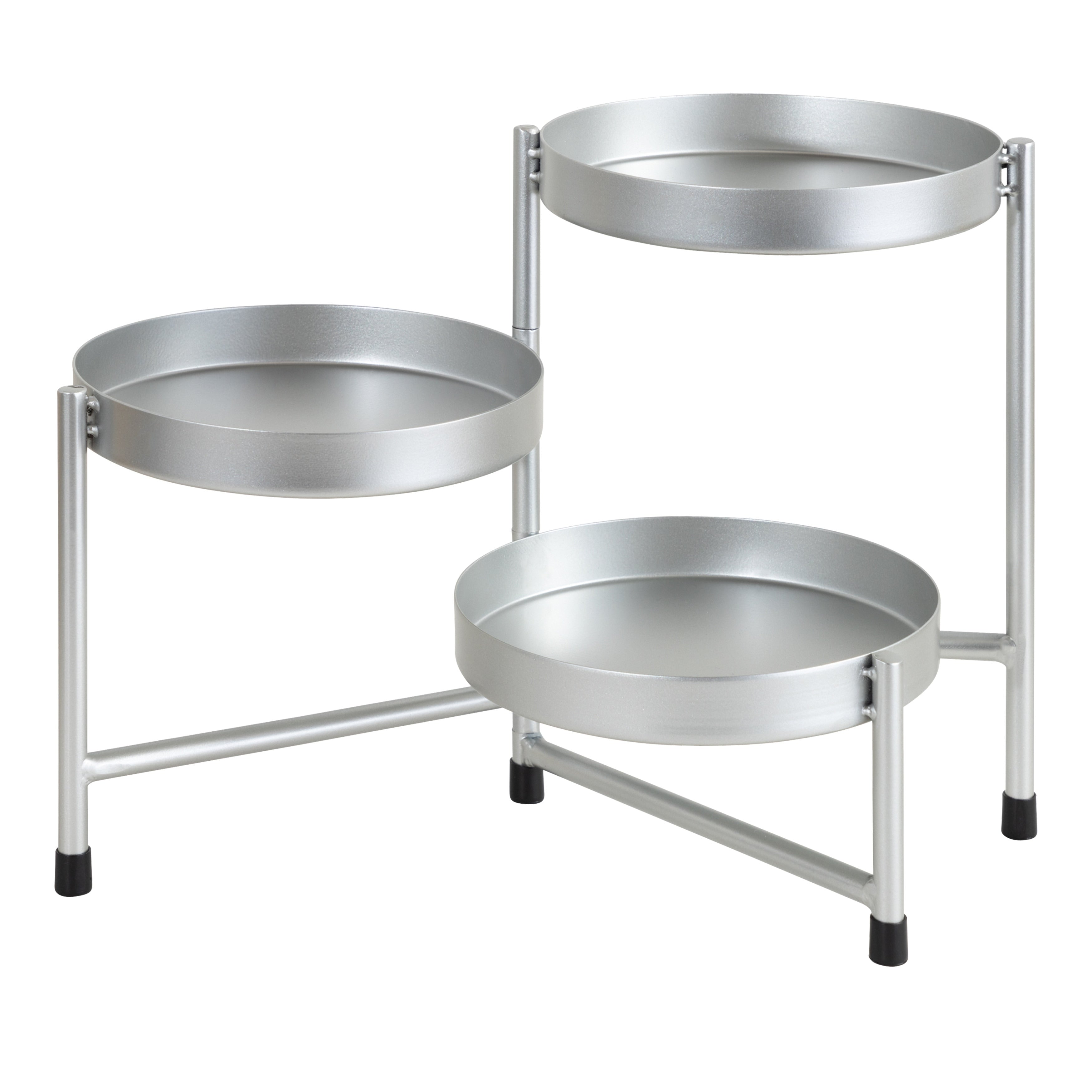 Kate And Laurel Finn Tiered Tabletop Planter 7.25X7.25X10