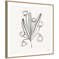 Kate And Laurel Floral Bouquet By Gabrielly Guedes Framed Canvas Wall Art Print