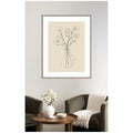 Kate And Laurel Floral Vase By Gabrielly Guedes Framed Wall Art Print