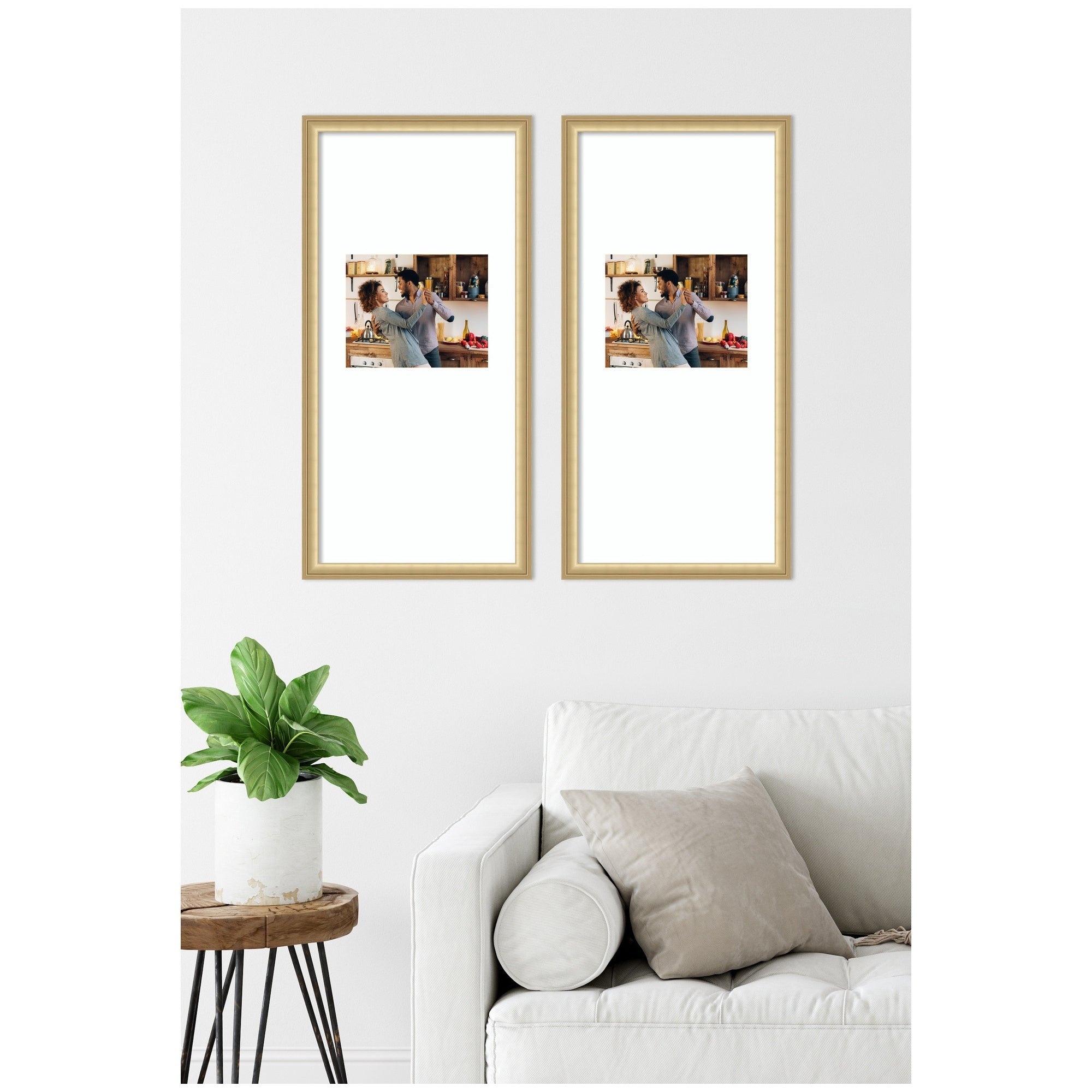 Kate And Laurel Florence Gold Photo Frame Set