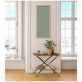 Kate And Laurel Framed Fabric Pinboard Pale Sage Green Wall Organization