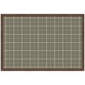 Kate And Laurel Framed Fabric Pinboard Sage Green Plaid Wall Organization