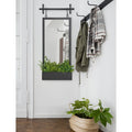 Kate And Laurel Gammons Wall Mirror With Shelf Black 18X39