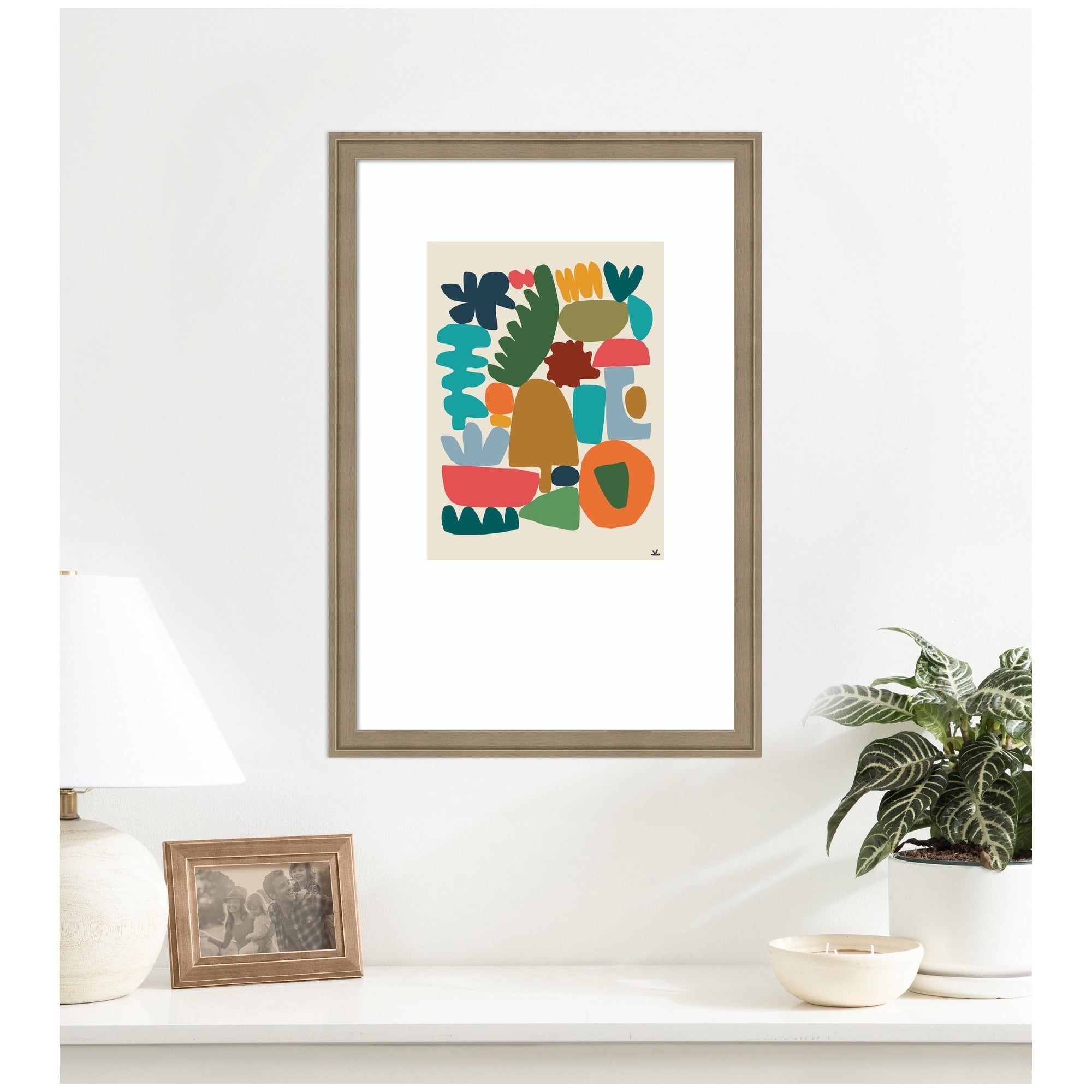 Kate And Laurel Garden Songs Pt 2 By Kelly Knaga Framed Wall Art Print