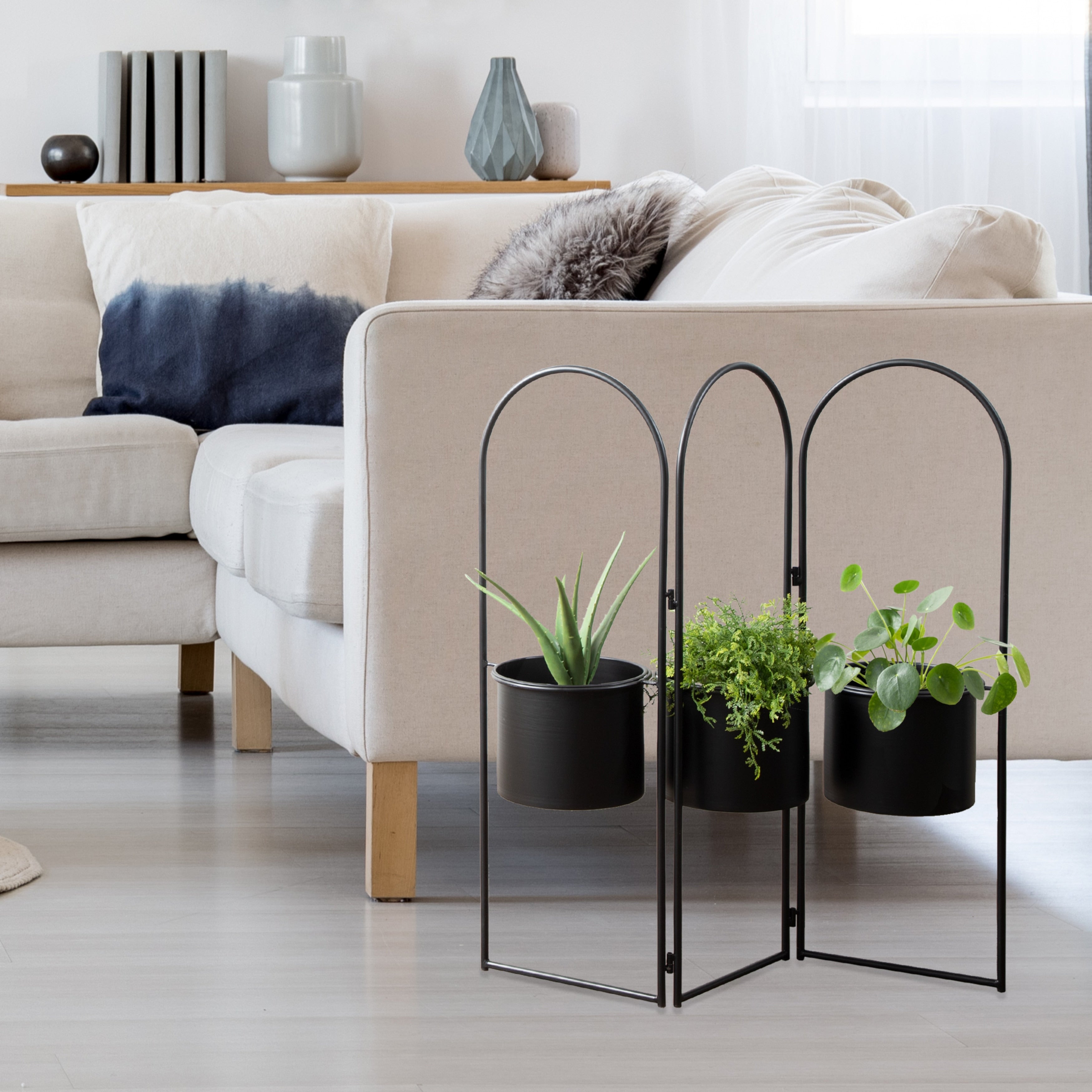 Kate And Laurel Gayla Metal Panel Planter 31X7.5X30