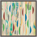 Kate And Laurel Geometric Abstract 2 Fc By Felicia Dadak Framed Mounted Canvas Wall Art Print