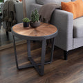 Kate And Laurel Gerhardt Round Side Table 20X20X18.5