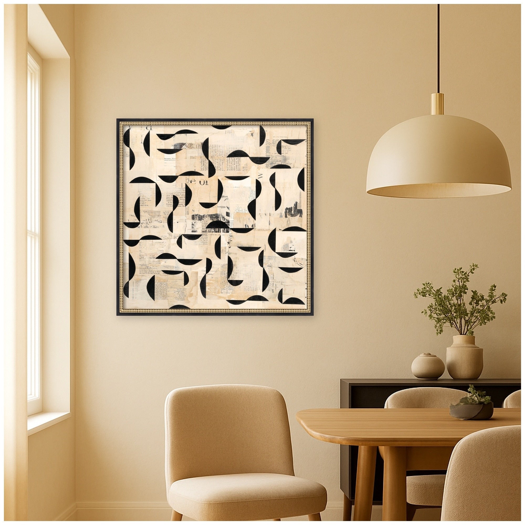 Kate And Laurel Half Moon Bay Fc By Felicia Dadak Framed Mounted Canvas Wall Art Print
