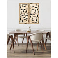 Kate And Laurel Half Moon Bay Panel 2 Piece Framed Canvas Wall Art Set By Felicia Dadak