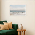 Kate And Laurel Half Moon Bay By Crystal Lynn Collins Framed Canvas Wall Art Print
