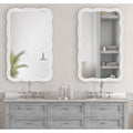 Kate And Laurel Hatherleigh Scallop Rustic Brown Wood Wall Mirror