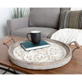 Kate And Laurel Hillrose Wood Decorative Tray 21X18