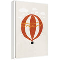 Kate And Laurel Hot Air Balloon Ii By July Art Prints Framed Canvas Wall Art Print