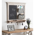 Kate And Laurel Idamae Framed Chalkboard White