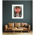 Kate And Laurel In The Garden With Antheia By Charlotte Brindley Framed Wall Art Print