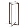 Kate And Laurel Jaspur Square Metal End Table 7X7X21