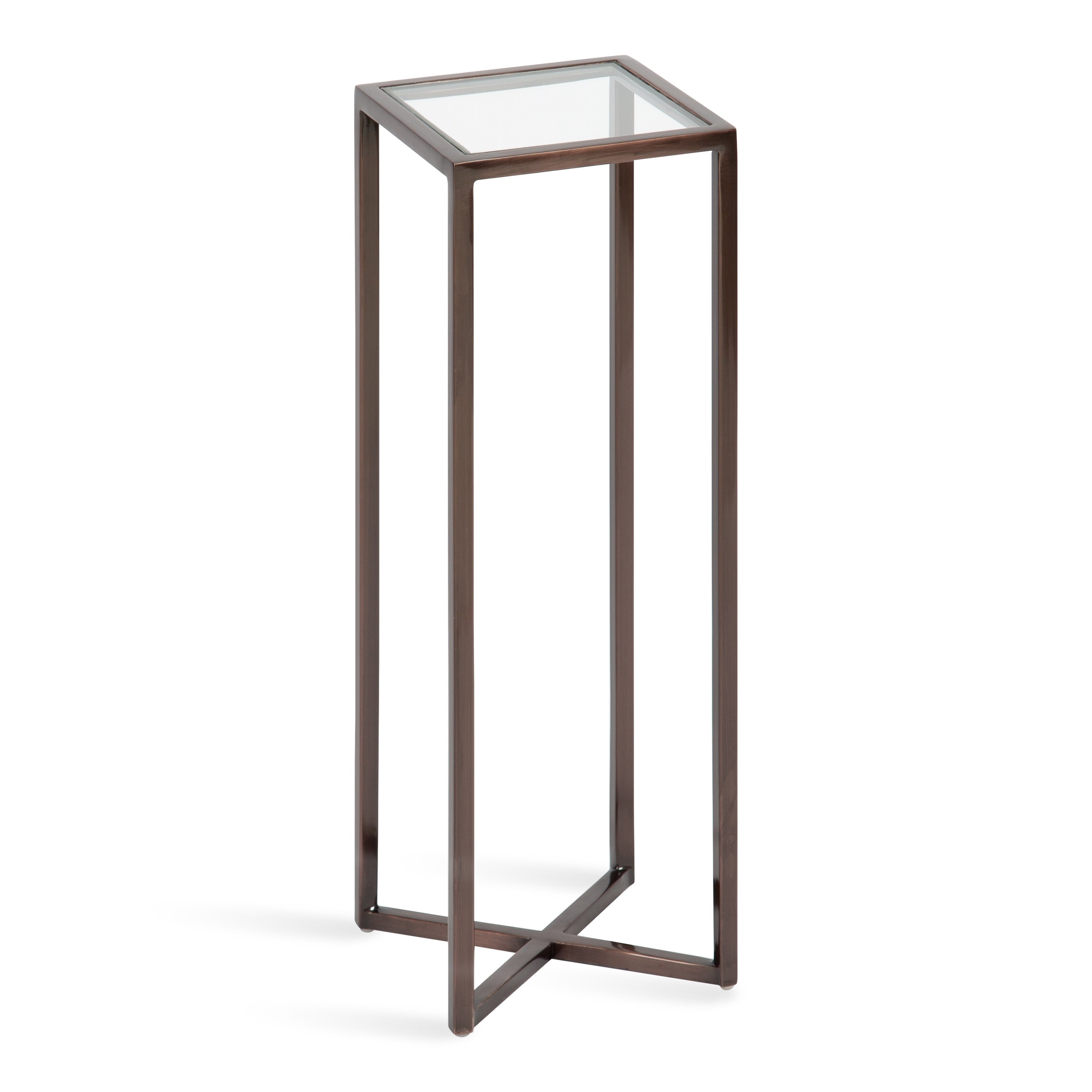 Kate And Laurel Jaspur Square Metal End Table 7X7X21