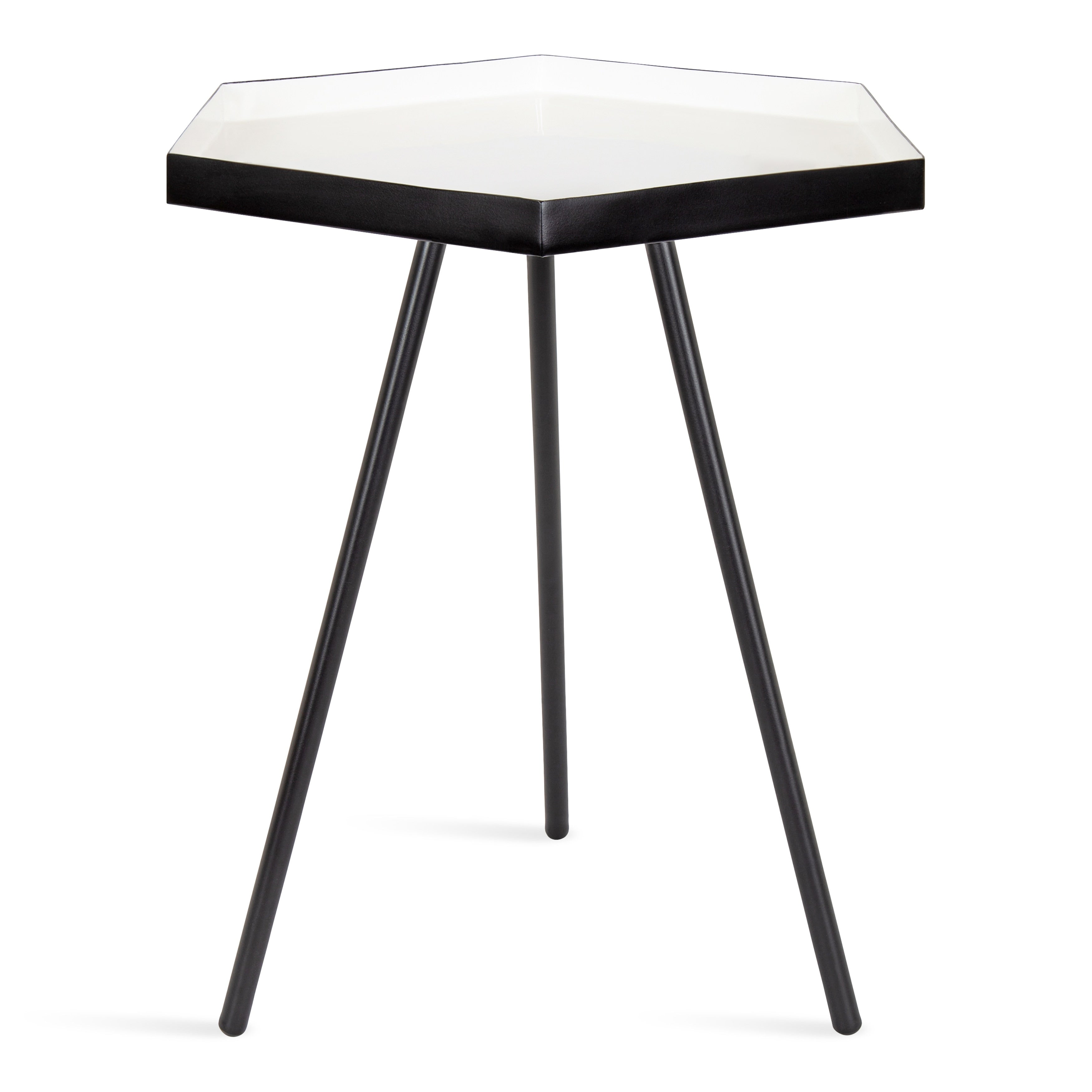 Kate And Laurel Kashvi Metal Hexagon Side Table 14X14X20
