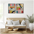 Kate And Laurel King Of Clubs Queen With Flower 2 Piece Framed Canvas Wall Art Set By Felicia Dadak