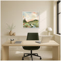 Kate And Laurel Landscape No 8 By Annie Quigley Framed Canvas Wall Art Print