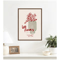 Kate And Laurel Les Fleurs By Gabrielly Guedes Framed Canvas Wall Art Print
