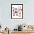 Kate And Laurel Libra Matchbooks 14X18 Fc By Megan Ryan Framed Wall Art Print