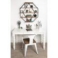 Kate And Laurel Lintz Wood Octagon Floating Wall Shelves