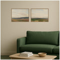 Kate And Laurel Lowland Landscape Sketch Chrystian Breslauer 2 Piece Framed Canvas Wall Art Set By Nostalgia Prints
