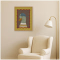 Kate And Laurel Mallard Boy Baseball Cap By Molly Dillon From The Lil Dills Shop Framed Canvas Wall Art Print
