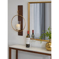 Kate And Laurel Maxfield Wood And Metal Wall Sconce 13X24