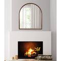 Kate And Laurel Mclean Arch Wood Framed Wall Mirror 32X36