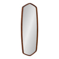 Kate And Laurel Mclean Oval Wood Framed Mirror 20X36