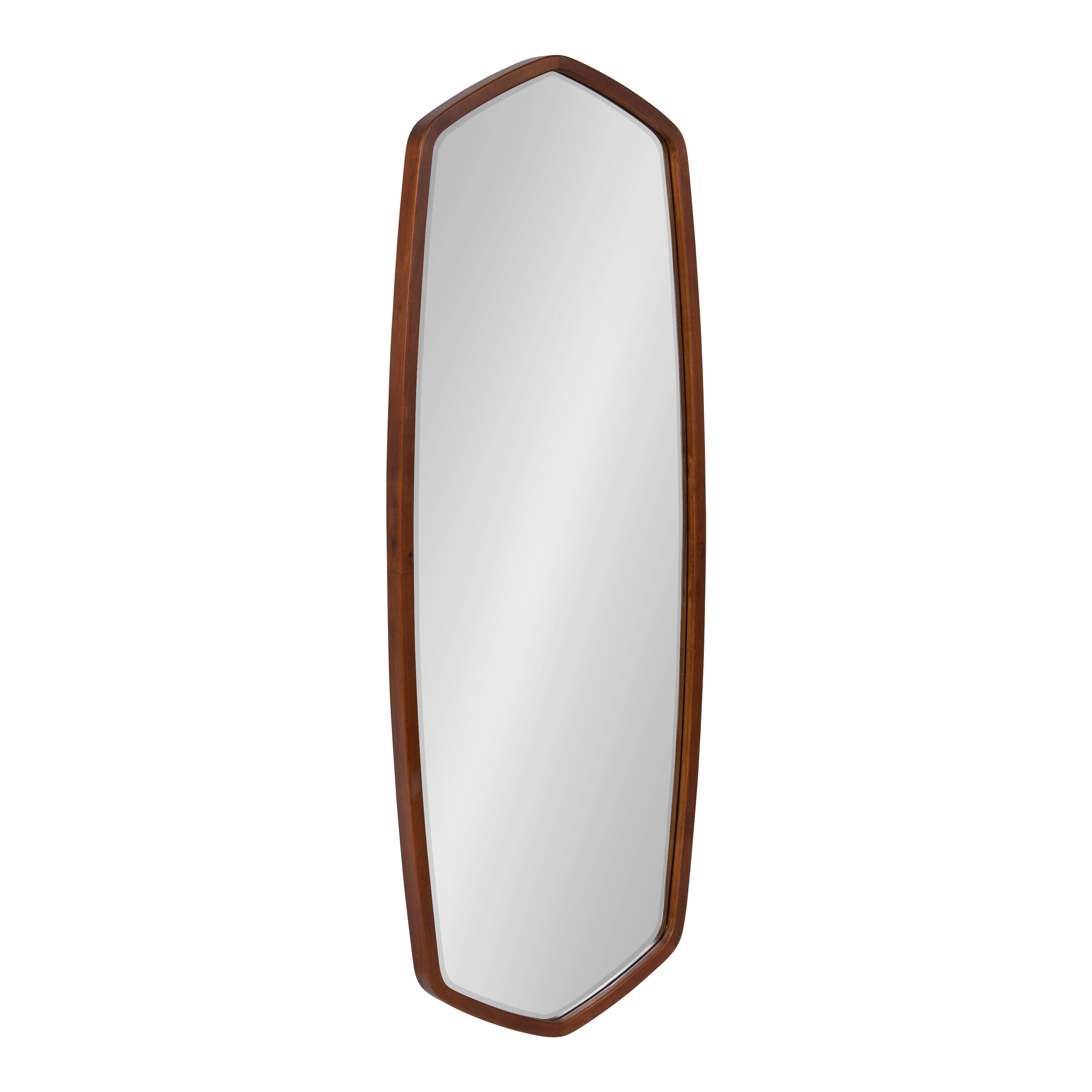 Kate And Laurel Mclean Oval Wood Framed Mirror 20X36