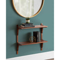 Kate And Laurel Meridien Mid Century Wall Shelves 24X8X24