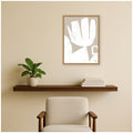 Kate And Laurel Modern White Flower By Cris Villa Studio Framed Canvas Wall Art Print