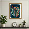 Kate And Laurel Moody Watercolor Floral I By Cris Villa Studio Framed Mounted Canvas Wall Art Print