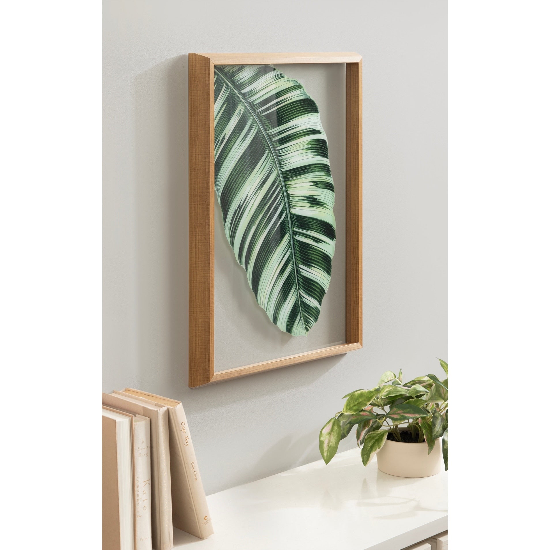 Kate And Laurel Musa Vittata 1870 Edward Joseph Lowe By Nostalgia Prints Framed Printed Glass Wall Art