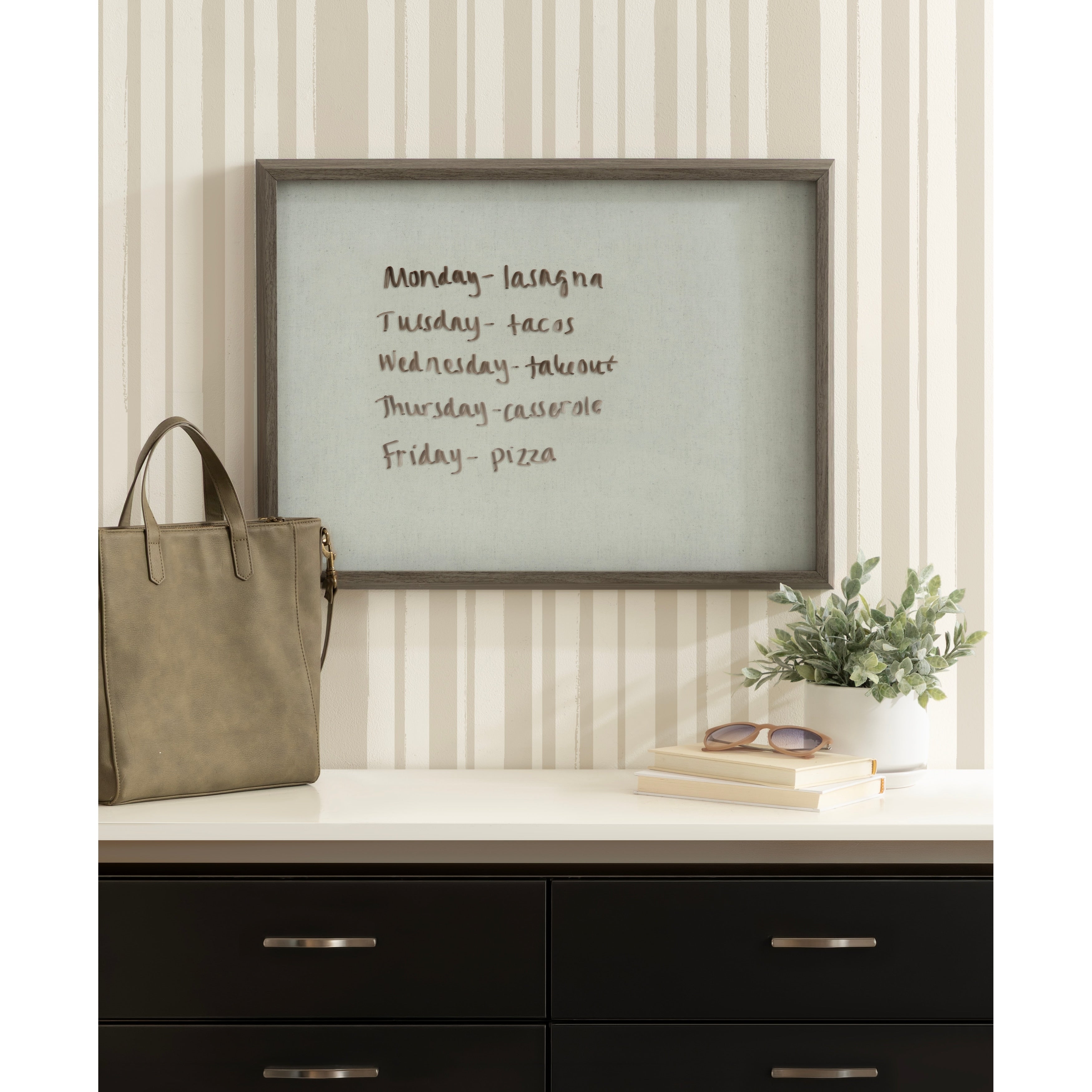 Kate And Laurel Natural Linen Cloud Dancer White By The Creative Bunch Studio 24X18