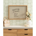 Kate And Laurel Natural Linen Light Dry Erase By The Creative Bunch Studio Framed Glass Dry Erase Wall Art White Board