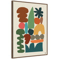 Kate And Laurel Night Chords 1 By Kelly Knaga Framed Canvas Wall Art Print