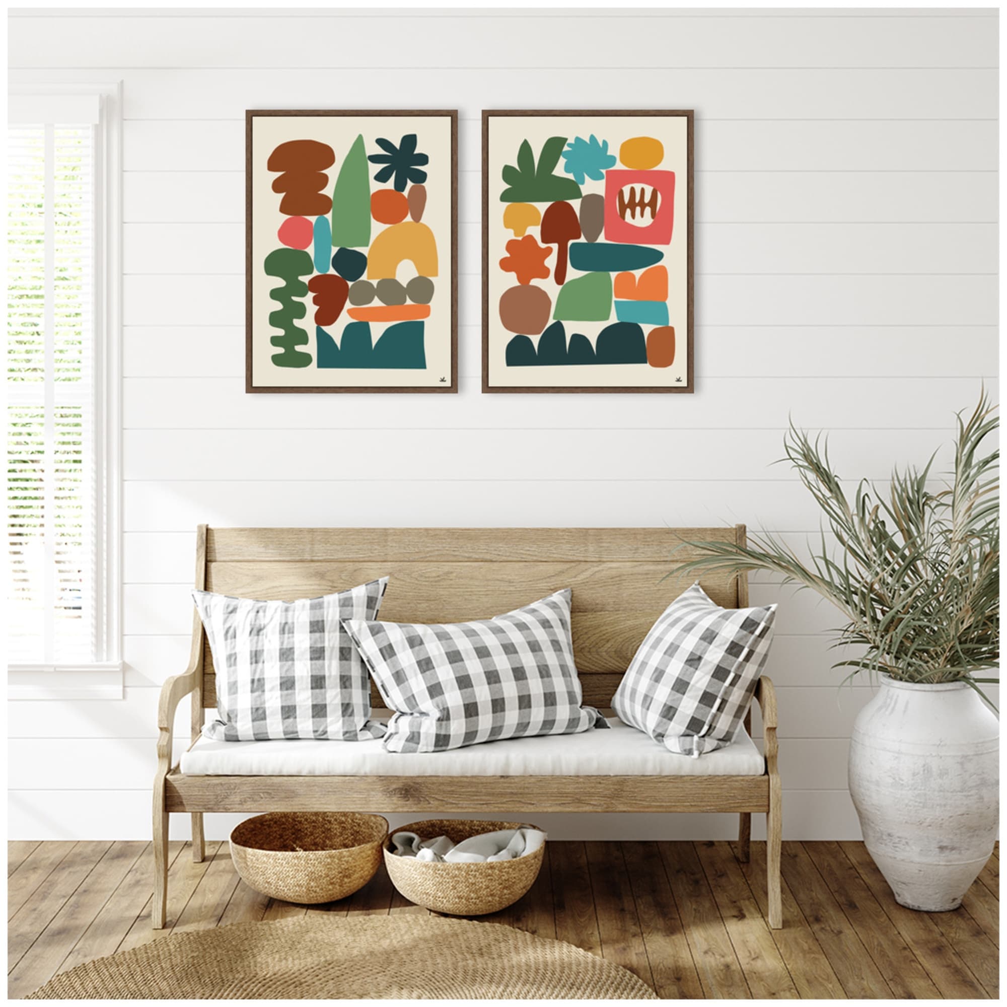 Kate And Laurel Night Chords 2 Piece Framed Canvas Wall Art Set By Kelly Knaga