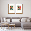 Kate And Laurel Night Chords 2 Piece Framed Wall Art Print Set By Kelly Knaga