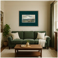 Kate And Laurel North Sea Olga Wisinger Faux Mat By Nostalgia Prints Framed Wall Art Print