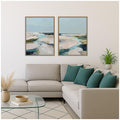 Kate And Laurel Oceanside Iii 2 Piece Framed Canvas Wall Art Set By Amy Lighthall
