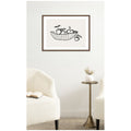 Kate And Laurel Orange Basket By Gabrielly Guedes Framed Canvas Wall Art Print