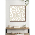 Kate And Laurel Organic Figures By Gabrielly Guedes Framed Canvas Wall Art Print