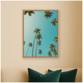 Kate And Laurel Palm Tree Tropical By Laura Moss Framed Canvas Wall Art Print